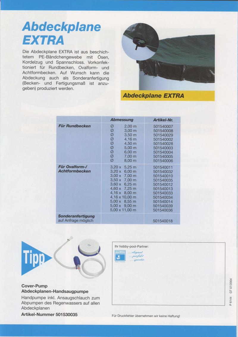 rund Abdeck-Winterplane